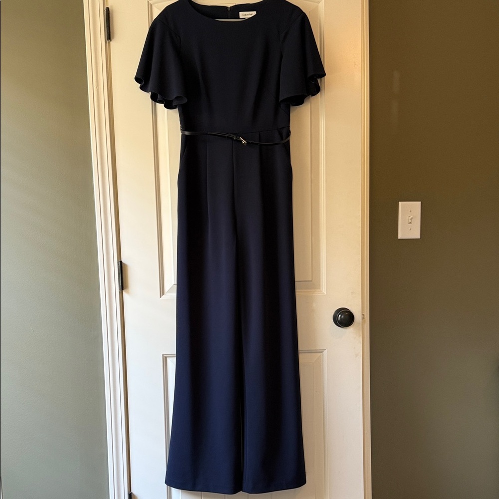 Calvin Klein navy jumpsuit